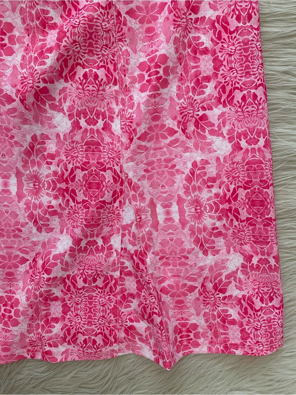 RipSkirt Length 2 Beach to Bistro Wrap Skirt Neon Bali Pink Floral Vacation S - Picture 9 of 12